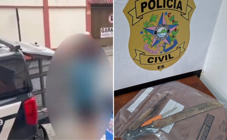 Suspeito é preso após ameaçar atear fogo na companheira e nas filhas no ES