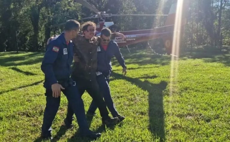 Trilheiro é encontrado vivo após 5 dias desaparecido em morro de Joinville