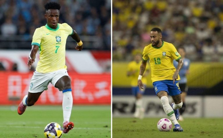 Vini Jr. diz que Neymar usará camisa 10 da seleção brasileira na Copa