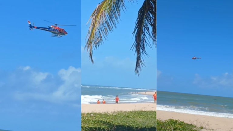 Adolescente de 15 anos some na Praia do Paiva; Bombeiros fazem busca