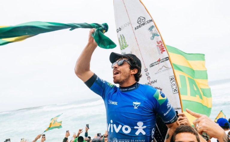 Atual campeão mundial, Yago Dora vence etapa de Saquarema da WSL