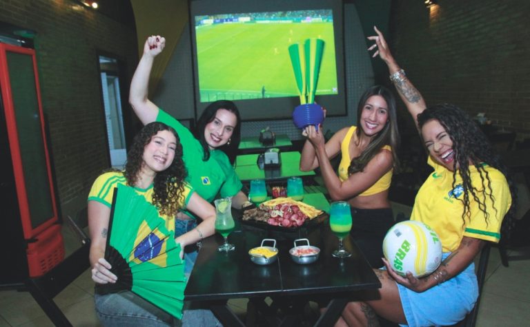 Bares no clima da torcida do Brasil!