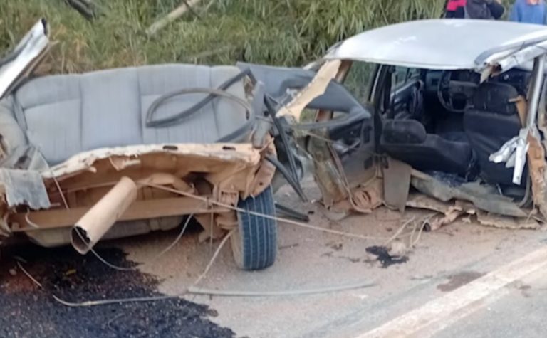 Bebê de 11 meses morre após acidente entre ambulância e carro na BR-262