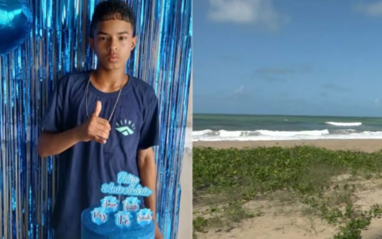 Bombeiros encontram corpo de adolescente na Praia do Paiva