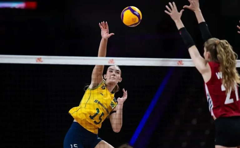Brasil perde para Alemanha e fica sem invencibilidade e liderança na VNL