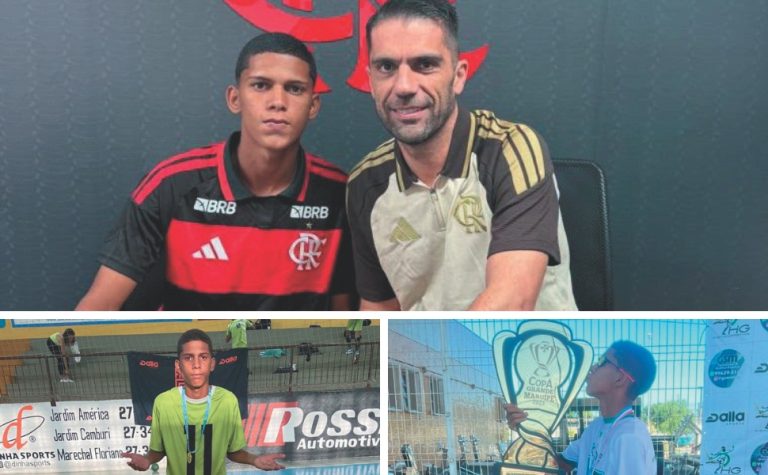 Capixaba assina primeiro contrato com o Flamengo