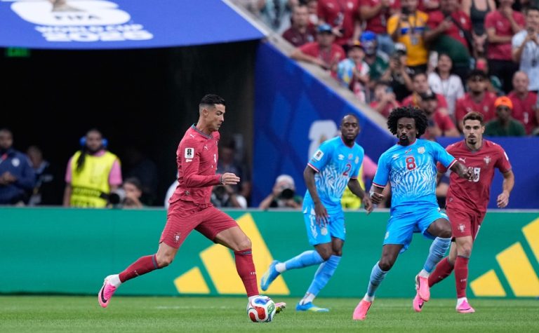 Cristiano Ronaldo decepciona em empate de Portugal com a RD Congo