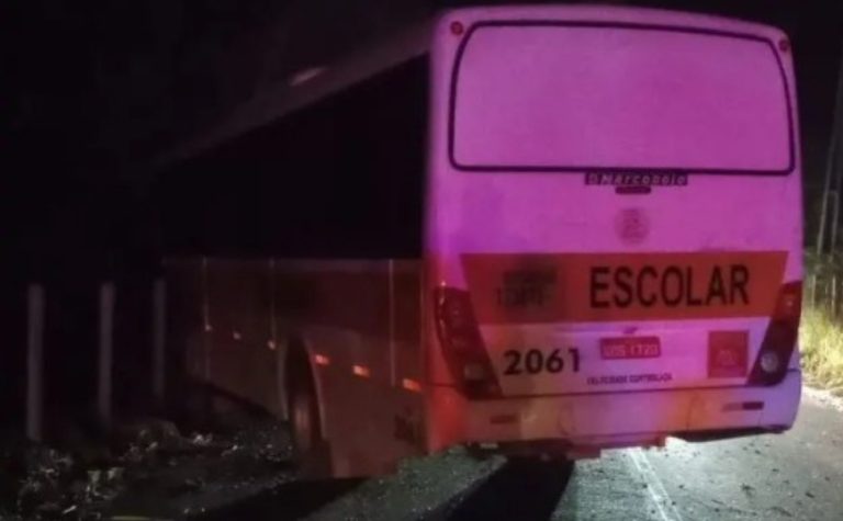 Dois acidentes com ônibus escolares são registrados no mesmo dia no Sul do ES