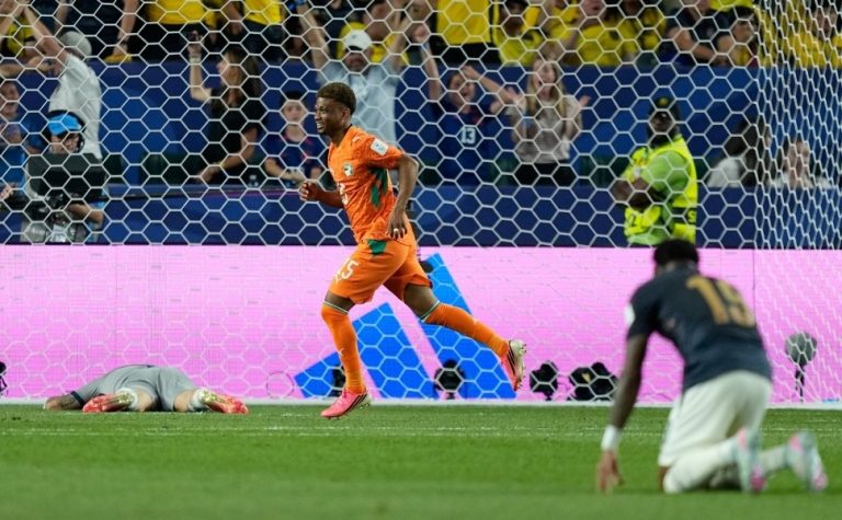 Equador para no travessão e Costa do Marfim vence no final, no Grupo E