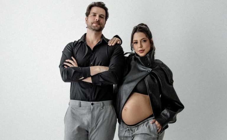 Ex-BBBs Laís Caldas e Gustavo Marsengo anunciam nascimento da filha Alice