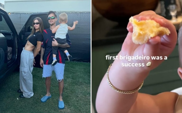 Filho de Justin Bieber aprova doce brasileiro: ‘foi um sucesso’