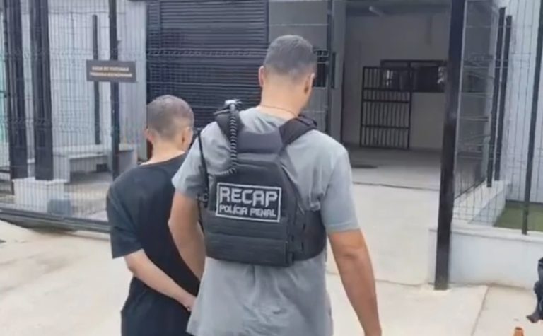 Foragido do sistema prisional é recapturado em Vitória