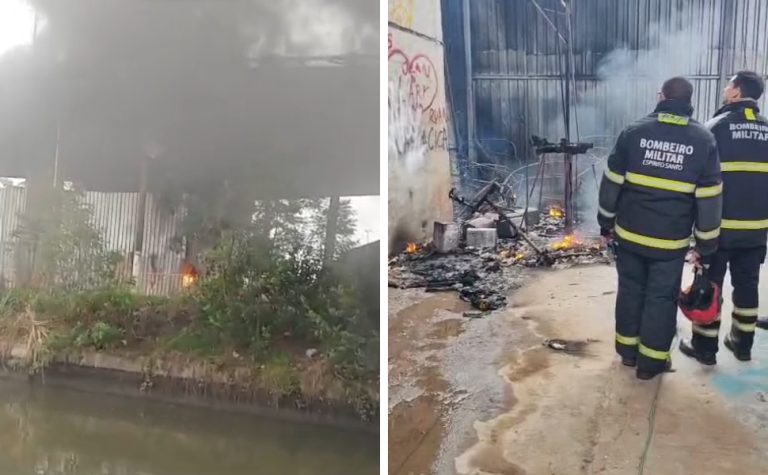 Galpão da escola de samba Boa Vista pega fogo e prejuízo passa dos R$ 25 mil