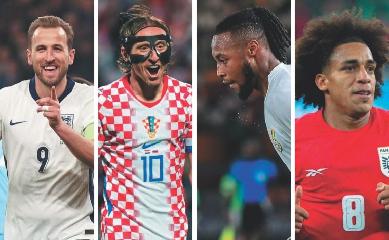Grupo L traz Inglaterra e Croácia como favoritas, com Gana e Panamá buscando vaga