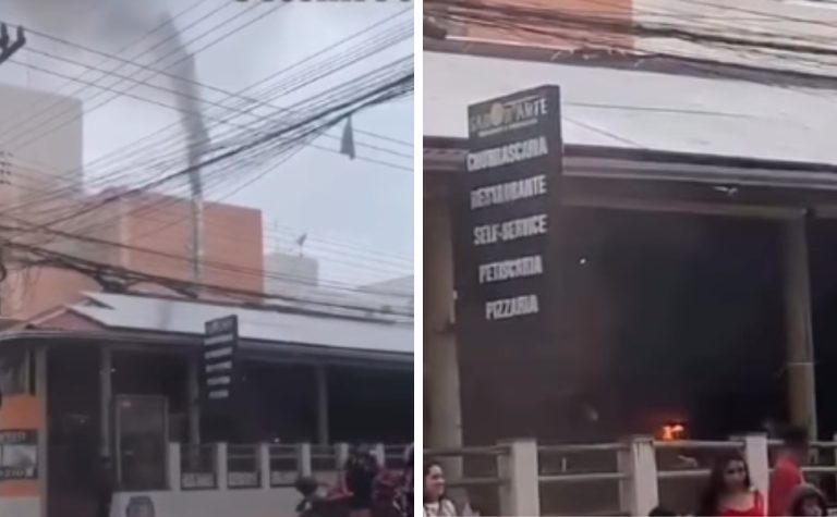 Incêndio atinge restaurante na Praia do Morro em Guarapari