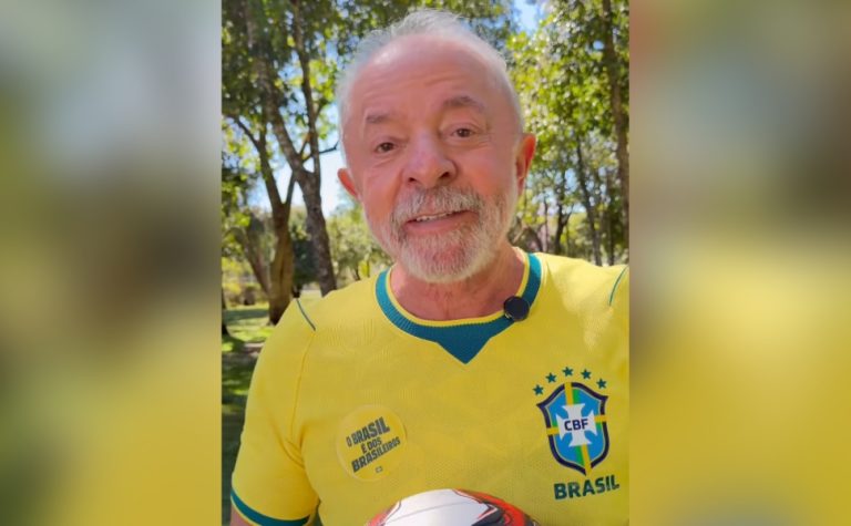 Lula pede que seleção jogue com ‘alma’ na estreia contra o Marrocos na Copa