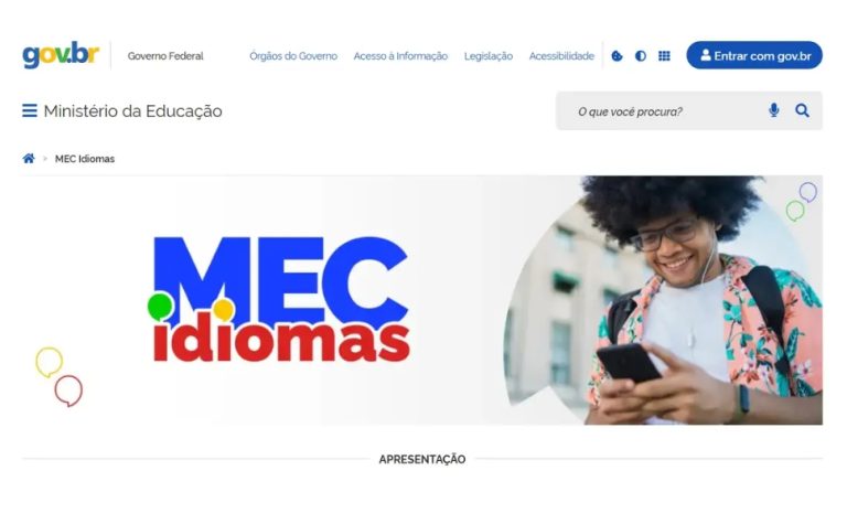 MEC Idiomas: nova plataforma do Governo oferta inglês e espanhol gratuitamente