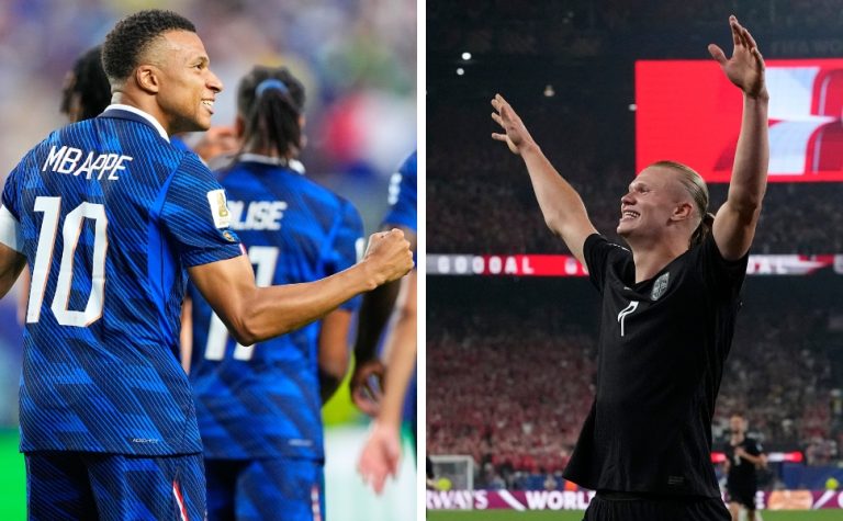 Mbappé e Haaland duelam pela liderança