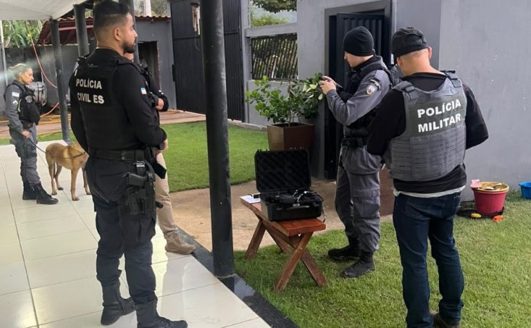 Operação Falha Estrutural: Casal e mais seis são presos por tráfico no ES