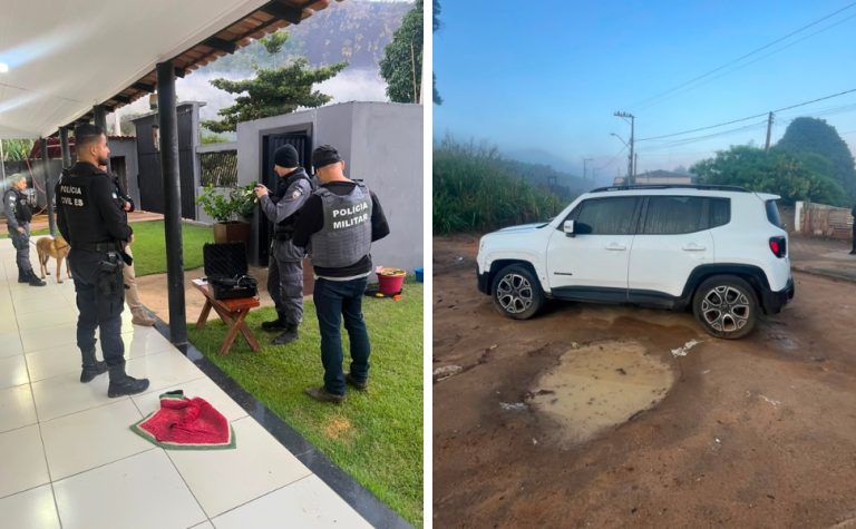 Operação contra o tráfico de drogas prende seis pessoas em Itarana e na Serra