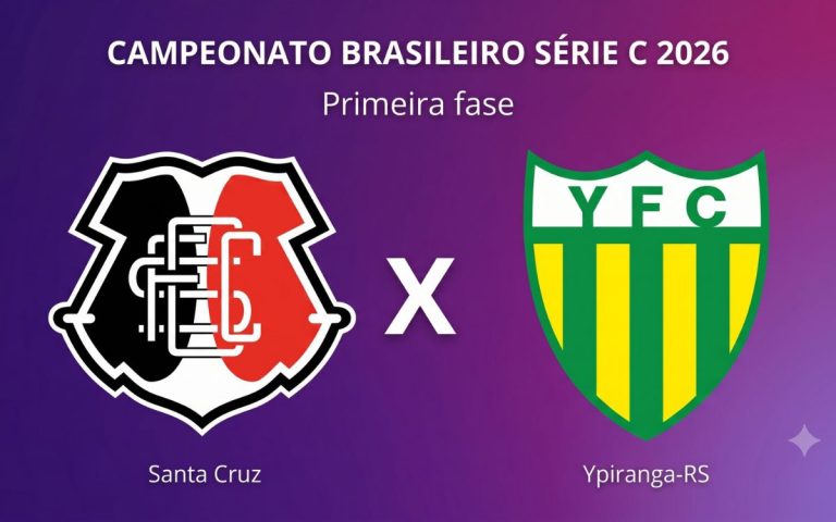 Santa Cruz x Ypiranga-RS: onde assistir, escalações e tudo sobre o jogo da Série C