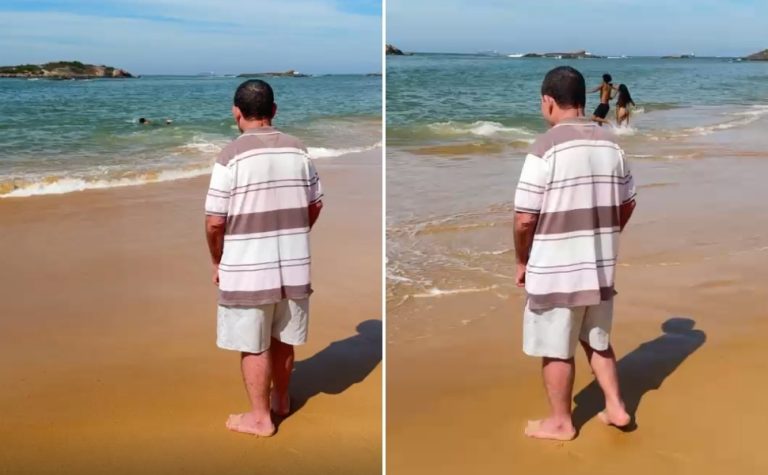 VÍDEO: paciente conhece o mar pela primeira vez durante internação no ES