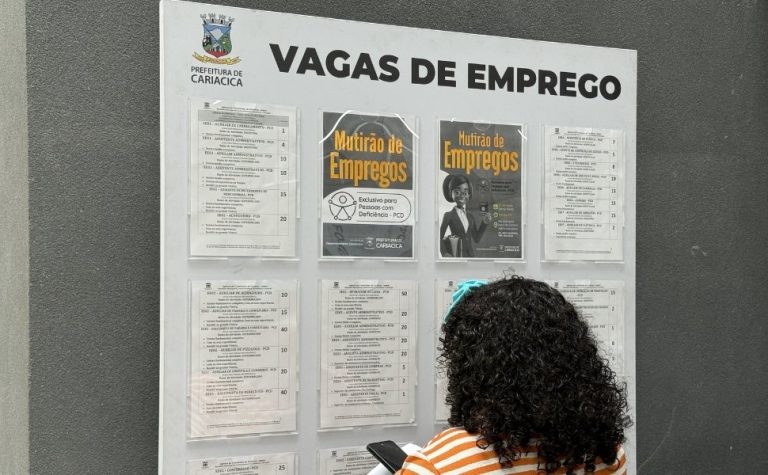 Vagas de emprego: Cariacica abre 1.007 oportunidades