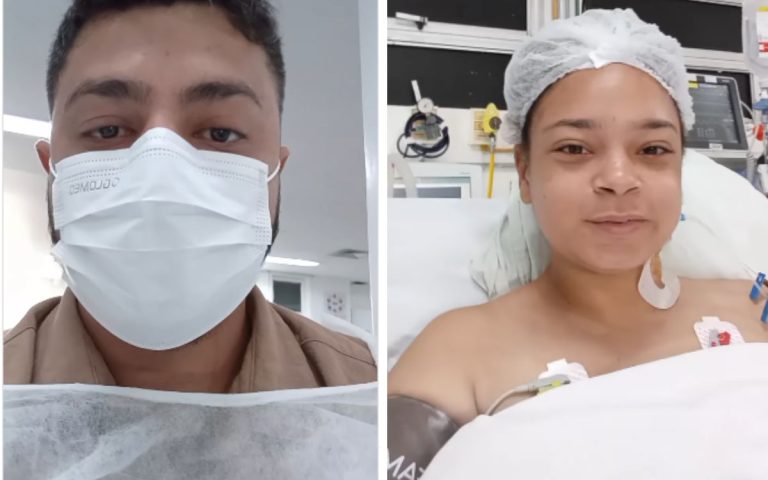 “Vai dar certo”, diz jovem ao lado de médico que a salvou após ataque de tubarão