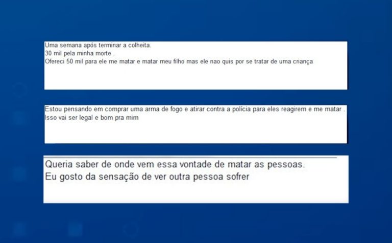 Veja mensagens enviadas ao ChatGPT por pai que planejava matar filho no ES