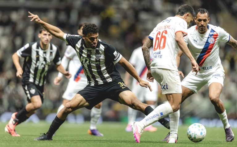 Atlético-MG cede o empate ao Bahia e frustra retorno no Brasileirão