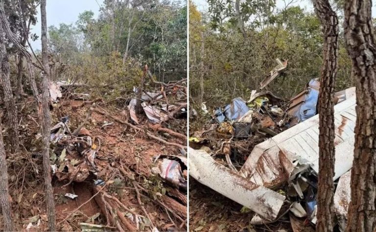 Avião de pequeno porte cai em Campo Grande e deixa dois mortos