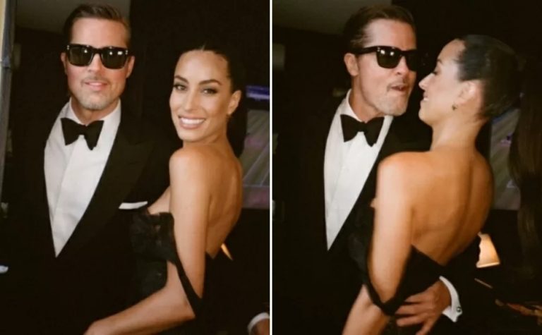 Brad Pitt oficializa namoro com designer no casamento de Taylor Swift