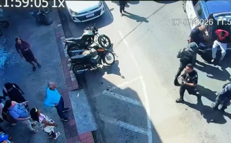 Câmeras de videomonitoramento conseguem evitar tragédia na rua em Marataízes