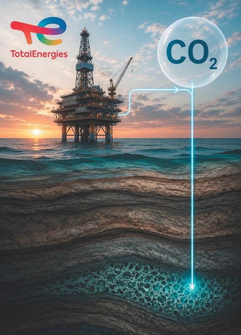 TotalEnergies vai investir no ES para armazenar poluente no fundo do mar