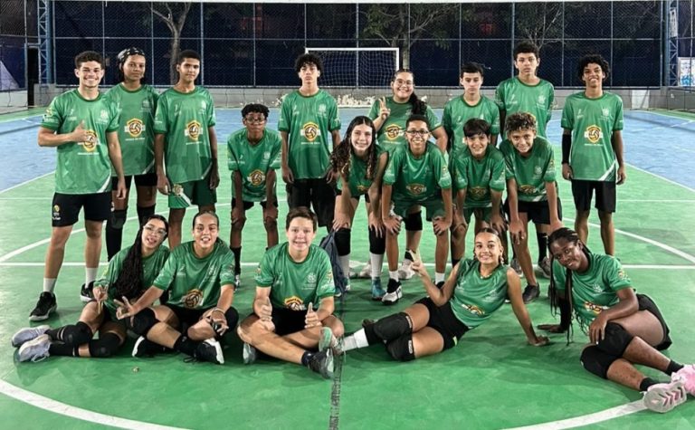Festival de vôlei reúne 600 alunos na Sesport