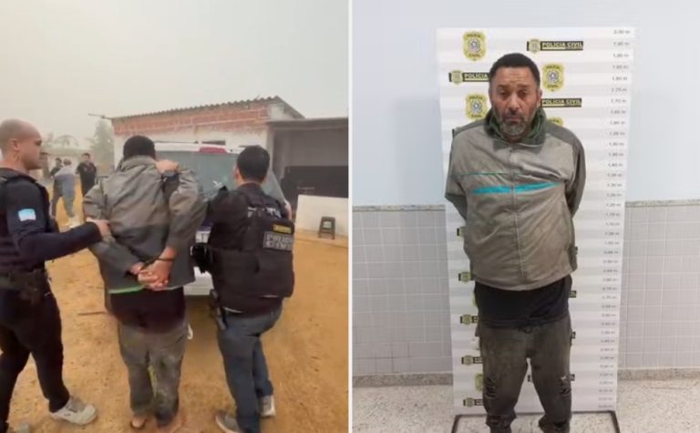 Foragido por matar mulher a tesouradas na frente das filhas no RJ é preso no ES