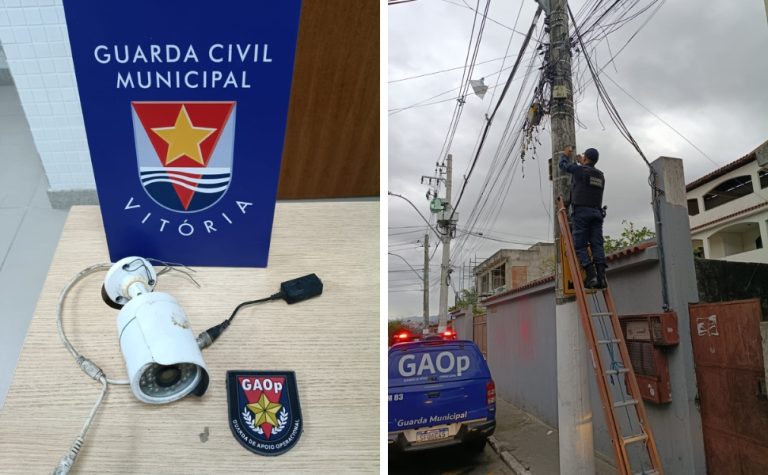 Guarda de Vitória localiza e retira câmera de monitoramento do tráfico em Inhanguet