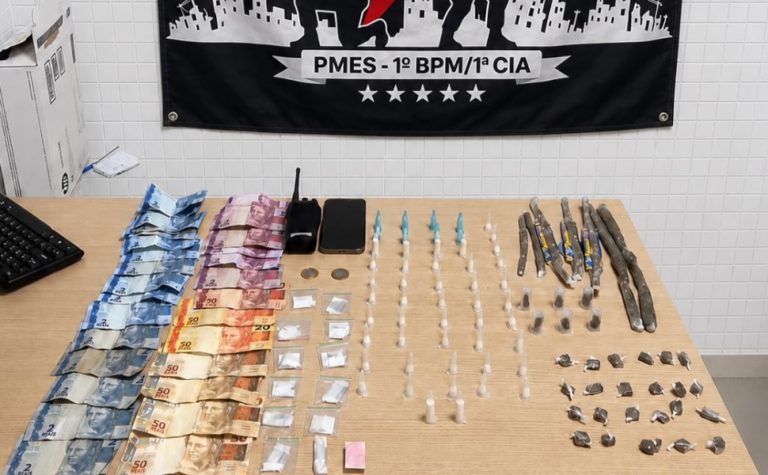 Homem é preso com drogas e rádio comunicador em Jesus de Nazareth