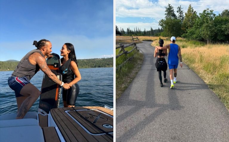 Lewis Hamilton assume namoro com Kim Kardashian em álbum nas redes sociais