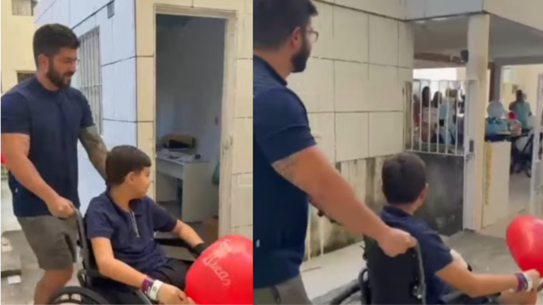 Menino atacado por tubarão na Praia de Piedade recebe alta após um mês