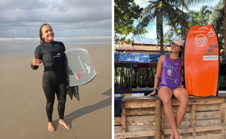 Neymara Carvalho e Luna Hardman disputam Brasileiro de Bodyboarding no Paraná