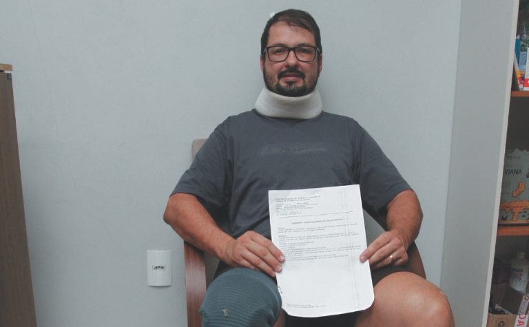 Perigo com bicicletas: capixaba que perdeu a perna sofre novo acidente