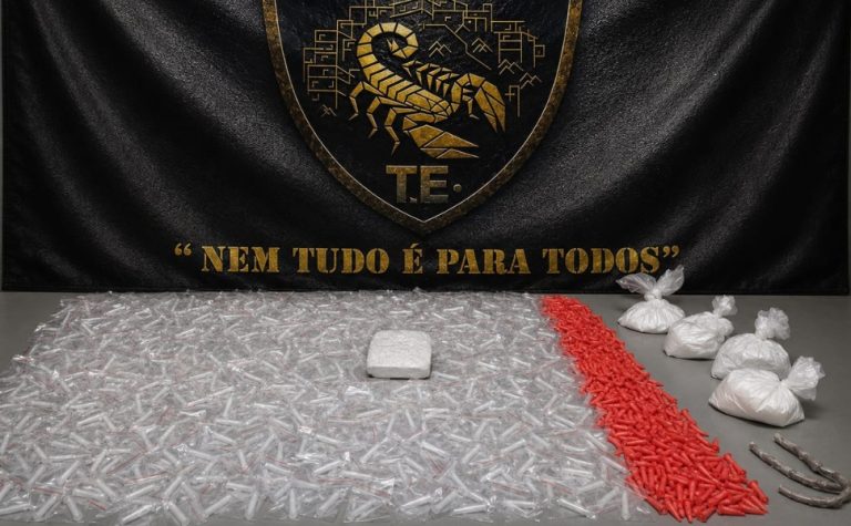 Polícia apreende quase 1,5 mil pinos de cocaína no Bairro da Penha