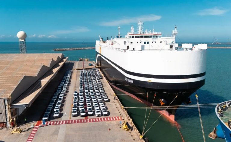 Portos capixabas entre os que mais recebem carros chineses no mundo
