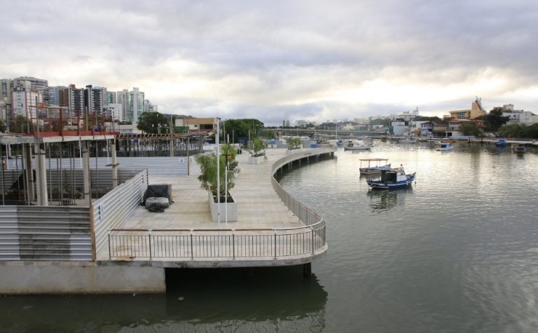 Primeira etapa da nova orla do Canal de Camburi vai ser inaugurada sábado