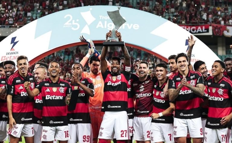 Samuel Lino é decisivo, Flamengo bate Benfica e leva Troféu do Algarve