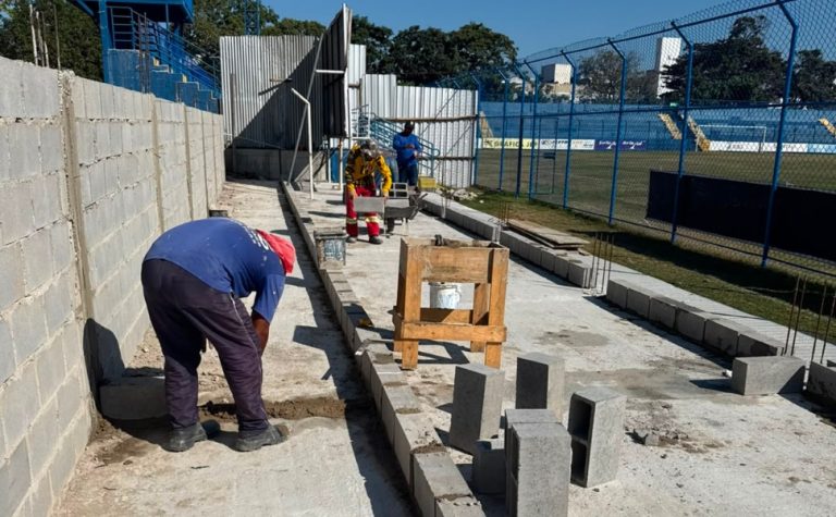 Sem jogos até 2027, obras no Salvador Costa estão a todo o vapor
