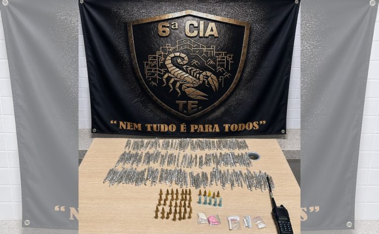 Suspeito de 25 anos é preso com 196 buchas de maconha e outras drogas em Vitória