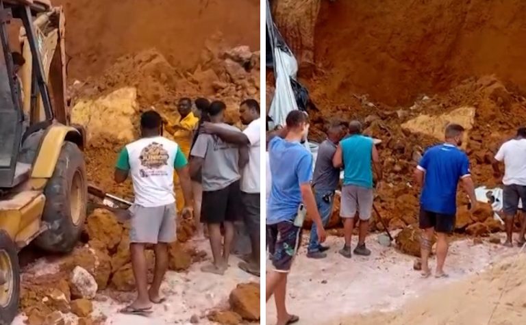 Quatro pessoas morrem após desabamento durante obra em Cariacica