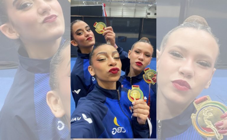 Trio capixaba de Ginástica Rítmica conquista ouro para o Brasil